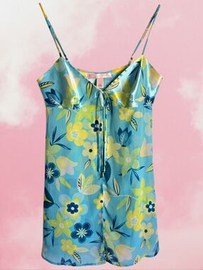 🩵Y2K Silky Semisheer Babydoll Lingerie Top by VS🩵